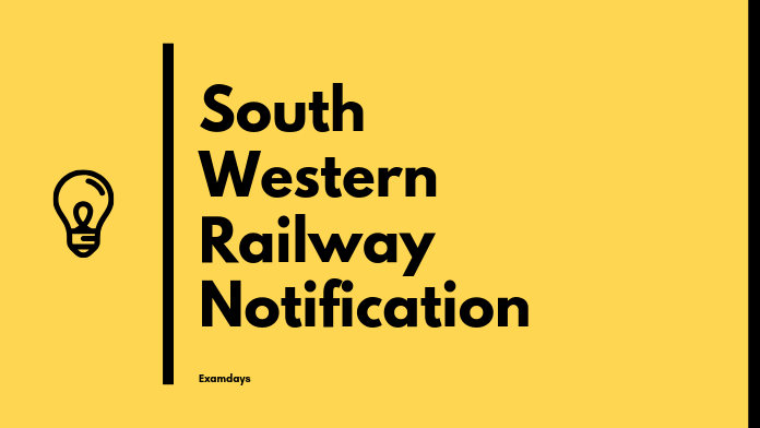 South Western Railway Notification