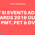 rpf si events admit card for pet pmt dv