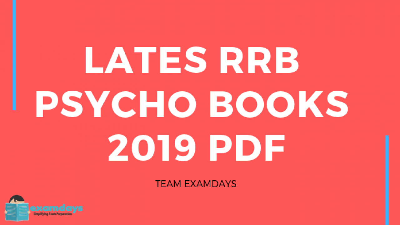 Download Latest Rrb Psycho Books 2021 Pdf Rrb Alp Psycho Test Book Pdf Download Rrb Psychological Books Download Latest Rrb Psycho Books 2021 Pdf Rrb Alp Psycho Test Book Pdf Download Rrb Psychological Books