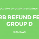 rrb group d refund