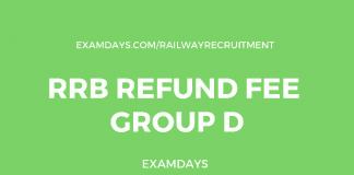 rrb group d refund