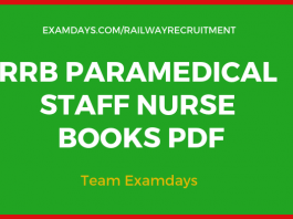 rrb staff nurse books pdf
