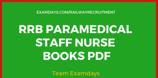 rrb staff nurse books pdf