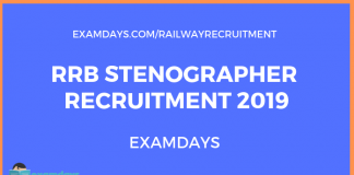 rrb stenographer recruitment