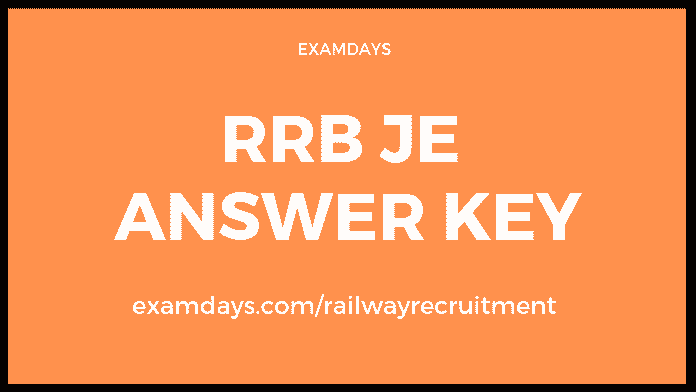 rrb je answer key