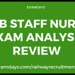 rrb staff nurse paper