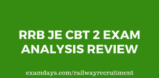 rrb je cbt 2 exam review