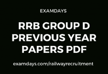 rrb group d previous papers