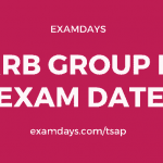 rrb group d exam date
