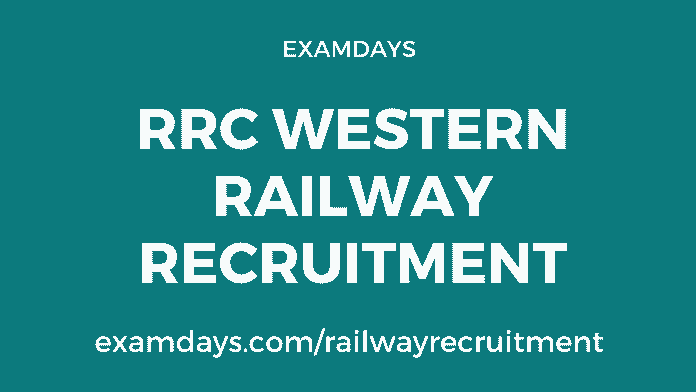 rrc western railway recruitment