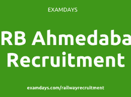 rrb ahmedabad recruitment