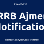 rrb ajmer notification