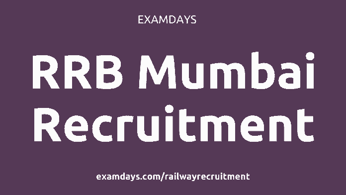 rrb mumbai recruitment