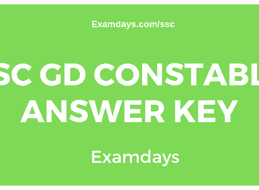 ssc gd constable answer key