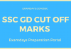 ssc gd cut off marks