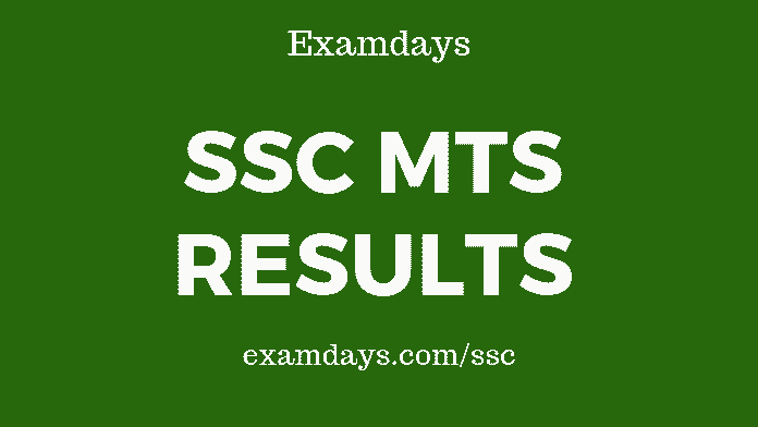 ssc mts result