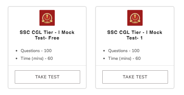 SSC CGL Free Mock Test