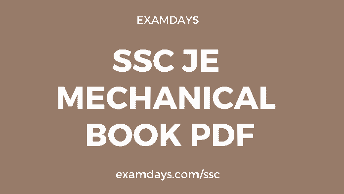 ssc je mechanical book pdf