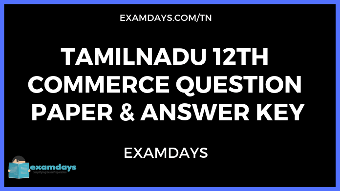 12th commerce question paper answer key