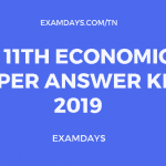tn 11 economics paper answer key