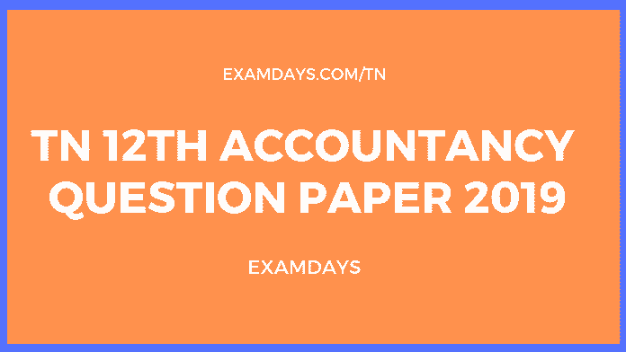 tn 12 accountancy paper answer key