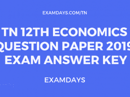 tn 12 economics paper answer key