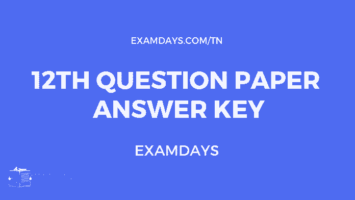 tn 12 paper answer key