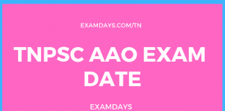 tnpsc aao exam date