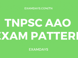 tnpsc aao exam pattern