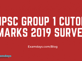 tnpsc group 1 cutoff marks survey