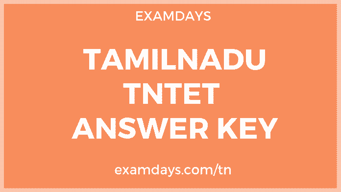 tntet answer key