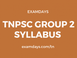 tnpsc group 2 syllabus