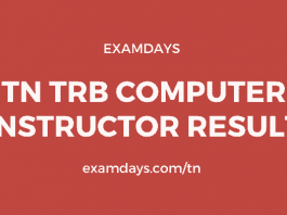 TN TRB Computer Instructor Result