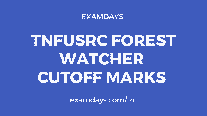 TNFUSRC Forest Watcher Cutoff Marks
