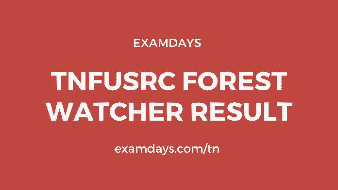 tnfusrc forest watcher result