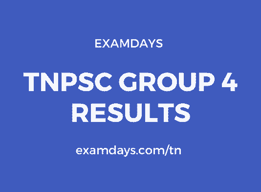 tnpsc group 4 results
