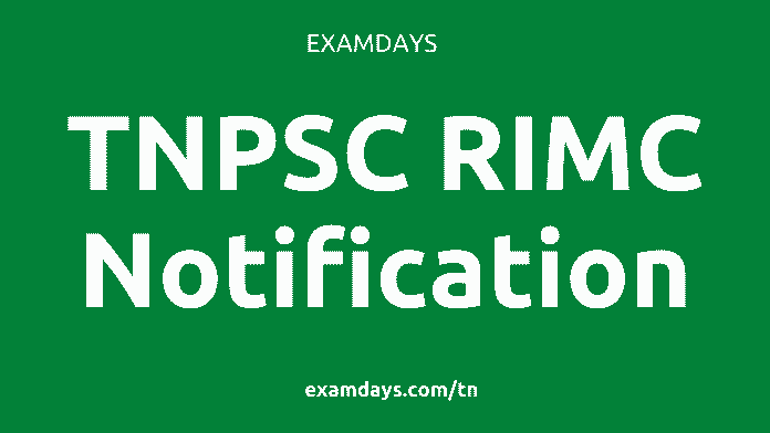 tnpsc rimc notification