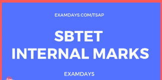 sbtet internal marks