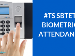 TS SBTET Bio Metric Attendance for Students and Staff Members