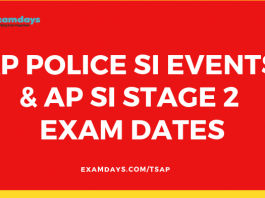 AP Police SI Events