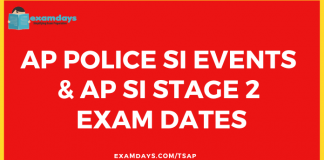 AP Police SI Events