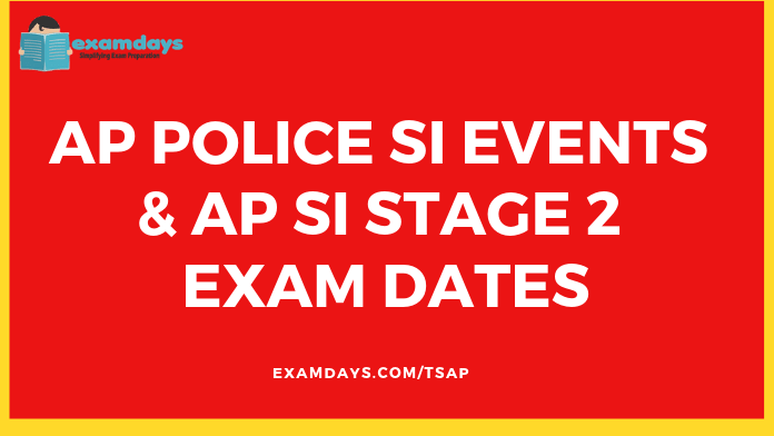 AP Police SI Events