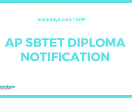 ap sbtet diploma notification