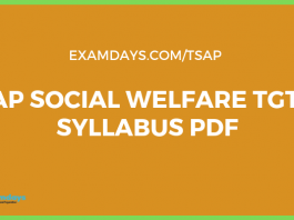 ap social welfare warden syllabus