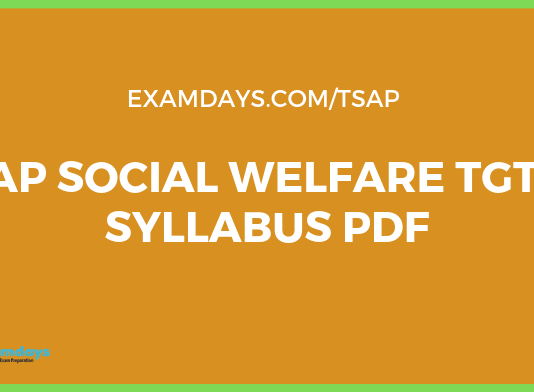 ap social welfare warden syllabus