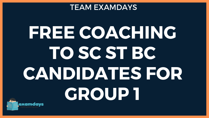 free coaching for sc st bc candidates