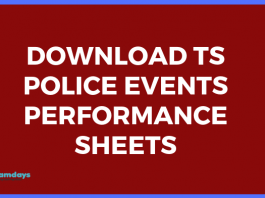 ts police events performance sheets