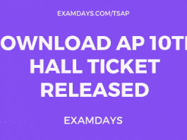 ap 10th hall ticket