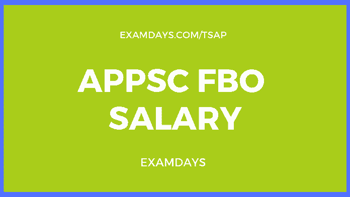 appsc fbo salary