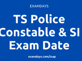 ts police constable exam date
